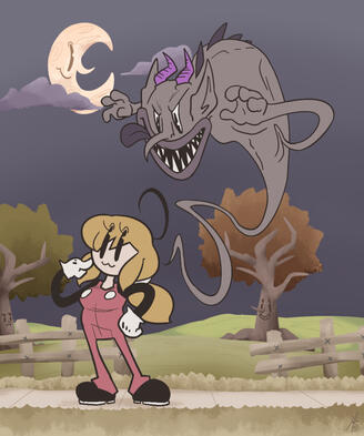 cartoon demon cartoon demon